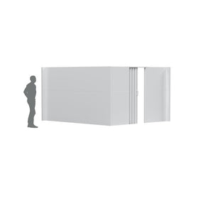 EverPanel 12'3" x 10'6" x 7' L-Shaped Wall Kit + door