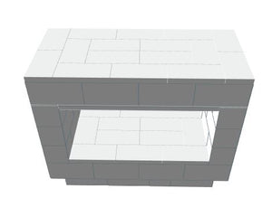 Table - Open Style - 4 x 2 x 3 Ft 1 In (2)
