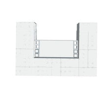Load image into Gallery viewer, Bar - U-Shaped W/ 2 layer cantilever &amp; shelves - 4 Ft