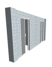 Load image into Gallery viewer, T Shaped Wall - W/ Door - 8 x 18 x 8 Ft